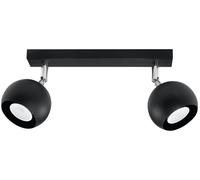 Sollux Lighting Oculare lampada da soffitto 2x40 W nero SL.0444