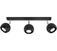 Sollux Lighting Oculare lampada da soffitto 3x40 W nero SL.0445
