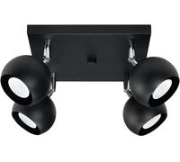 Sollux Lighting Oculare lampada da soffitto 4x40 W nero SL.0446