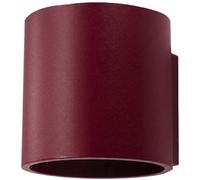 Sollux Lighting Orbis lampada da parete 1x8 W borgogna SL.2098