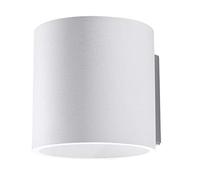 Sollux Lighting Orbis Lampada da parete da incasso | Design moderno con forma cilindrica | Fatto di alluminio con 1 x lampadina G9 sostituibile | Bianco, 10 x 12 x 10 cm