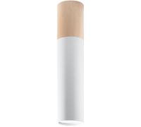 Sollux Lighting Pablo lampada da soffitto 1x40 W bianco-legno SL.0631