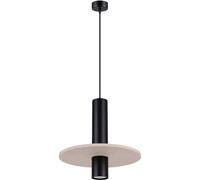 Sollux Lighting Pelta lampada sospesa 1x10 W nero-beige SL.1882