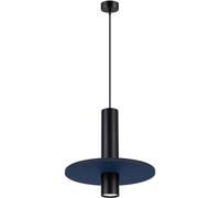 Sollux Lighting Pelta lampada sospesa 1x10 W nero-blu SL.1884