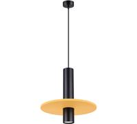 Sollux Lighting Pelta lampada sospesa 1x10 W nero-giallo SL.1883