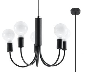 Sollux Lighting Piccolo lampada sospesa 5x60 W nero SL.0855