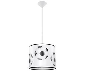 Sollux Lighting Piłka lampada sospesa 1x15 W bianco-nero SL.1424