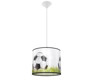 Sollux Lighting Piłka lampada sospesa 1x15 W bianco-nero-verde SL.1428