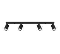 SOLLUX LIGHTING - Sollux Lighting Lampada A Soffitto Karbon 4l Nero Sl.1584 - Minimalista Lampada Da Soffitto Nero 16.5x81x6.5 Cm - SPEDIZIONE GRATUITA