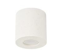 SOLLUX lighting Plafoniera Lampada da Soffitto - Faretto da Soffitto Cemento - 1 Paralume - Lampada LED Lampadina - Beige Orbis
