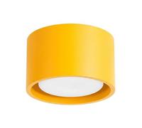SOLLUX lighting Plafoniera piatta rotonda Gx53 LED 1 luce Modo giallo