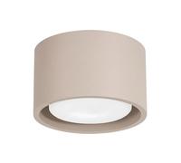 SOLLUX lighting Plafoniera piatta rotonda Gx53 LED a 1 luce Modo taupe