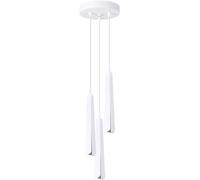 Sollux Lighting Prysm lampada sospesa 3x8 W bianco SL.1398