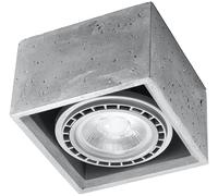 Sollux Lighting Quatro lampada da soffitto 1x40 W grigio SL.0883