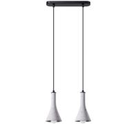 Sollux Lighting Rea lampada sospesa 2x12 W nero-grigio/cenere SL.1224