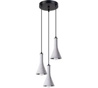 Sollux Lighting Rea lampada sospesa 3x15 W nero-grigio/cenere SL.1226