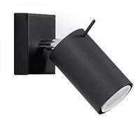 Sollux Lighting Ring lampada da parete 1x40 W nero SL.0091