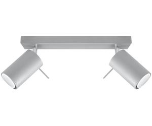 Sollux Lighting Ring lampada da soffitto 2x40 W grigio SL.0450