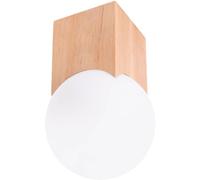 Sollux Lighting Solis lampada da soffitto 1x8 W legno SL.1407