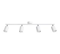 SOLLUX LIGHTING - Sollux Lighting Lampada A Soffitto Lemmi 4l Bianco Sl.1227 - Moderno Lampade Da Soffitto Bianco 20x100x24 Cm