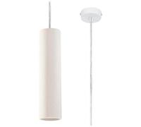 SOLLUX LIGHTING - Sollux Lighting Lampada A Sospensione In Ceramica Nancy Sl.0843 - Moderno Lampade A Sospensione Bianco 132x8x8 Cm