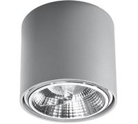 Sollux Lighting Tiube lampada da soffitto 1x40 W grigio SL.0696