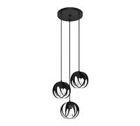 Sollux Lighting Tulos lampada sospesa 3x60 W nero SL.1088