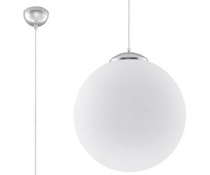 Sollux Lighting Ugo lampada sospesa 1x60 W bianco-cromo SL.0264