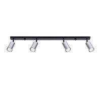 Sollux Lighting Winx lampada da soffitto 4x10 W nero-cromo SL.1371