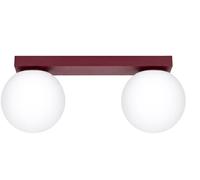 Sollux Lighting Yoli lampada da soffitto 2x8 W borgogna SL.2251