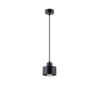 Sollux Savar Lampadario - Lampadari per Camera da Letto - Lampadari LED per Soggiorno - Luci Corridoio Soffitto - Lampadari Moderni - Nero - 50-60Hz ~