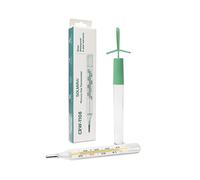 SOLMIRA Termometro in Vetro Senza Mercurio, Alta Precisione, Impermeabile, Adatto a Neonati, Bambini e Adulti