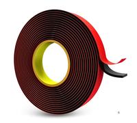 SOLNIT realizzato con 3 M-PT1100 nastro biadesivo professionale Viscoelastico Acrilato Plus Schiuma Nero Metallo Alluminio Vetro Tappeto Extra Forte (10 mm x 3 Meter)