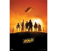 SOLO A STAR WARS STORY (2018) - AMC Exclusive Imax 9.5" x 13" Limited Edition Original Studio Movie Promo Poster 1 of 2 - Alden Ehrenreich - Donald Glover - Emilia Clarke - Woody Harrelson