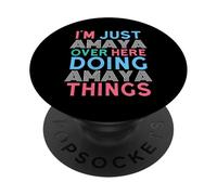 Solo Amaya qui facendo Amaya Cose Nome PopSockets PopGrip Adesivo