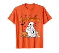 Solo Aspettando Halloween Fantasma Spettrale Vacanza Estiva Maglietta