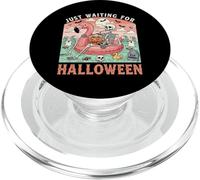 Solo aspettando Halloween Scheletro divertente Summerween Pool PopSockets PopGrip per MagSafe