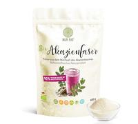 Solo BIO fibra di acacia in polvere 400 g di gomma organica arabica pura 90% fibre alimentari insapore