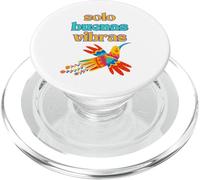 Solo Buenas Vibras - Uccello messicano spagnolo colorato positivo PopSockets PopGrip per MagSafe
