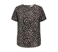 ONLY Curve - Top leopardato-Marrone 48