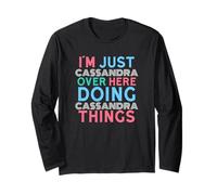 Solo Cassandra Here Doing Cassandra Things Nome Maglia a Manica