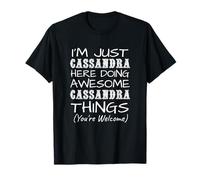 Solo Cassandra Here Doing Cassandra Things Nome Maglietta