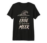 Solo con Ebbe è Meno Mare Onda Marina Maglietta Premium