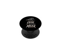 Solo con Ebbe è meno mare onda marina PopSockets PopGrip Adesivo