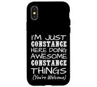 Solo Constance Here Doing Constance Things Nome Custodia per iPhone X/XS