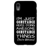 Solo Constance Here Doing Constance Things Nome Custodia per iPhone XR