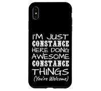 Solo Constance Here Doing Constance Things Nome Custodia per iPhone XS Max