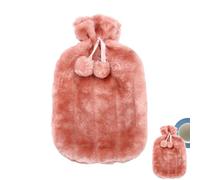 Solo coperchio a bottiglia d'acqua,Copri bottiglia 'acqua calda in pelliccia sintetica ultra morbida da 2 litri - I coperchi e borse 'acqua calda isolati mantengono la temperatura costante per le donn
