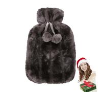 Solo copertura per bottiglia d'acqua, 2 l, copertura per bottiglia d'acqua calda, panno per bottiglia d'acqua calda aiuta ad alleviare dolori muscolari e crampi, grigio, Consulte la descripción, vedi