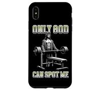 Solo Dio può individuarmi: Christian Fitness Workout su panca Custodia per iPhone XS Max